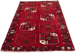 Morgenland Orientteppich Belutsch - 190 x 106 cm - dunkelrot, rechteckig, 8 mm Höhe, Wohnzimmer, Handgeknüpft, Einzelstück mit Zertifikat