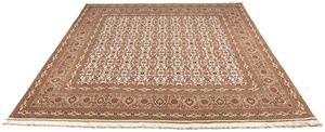 Morgenland Orientteppich Perser - Täbriz quadratisch - 215 x 202 cm - hellbraun, quadratisch, 10 mm Höhe, Wohnzimmer, Handgeknüpft, Einzelstück mit Zertifikat