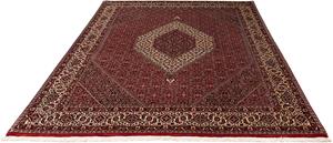 Morgenland Orientteppich Perser - Bidjar - 253 x 202 cm - dunkelrot, rechteckig, 15 mm Höhe, Wohnzimmer, Handgeknüpft, Einzelstück mit Zertifikat