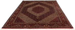 Morgenland Orientteppich Perser - Bidjar - 262 x 203 cm - dunkelrot, rechteckig, 15 mm Höhe, Wohnzimmer, Handgeknüpft, Einzelstück mit Zertifikat