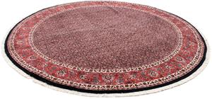Morgenland Orientteppich Perser - Bidjar rund - 250 x 250 cm - rot, rund, 15 mm Höhe, Wohnzimmer, Handgeknüpft, Einzelstück mit Zertifikat