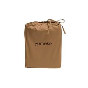 Yumeko overtrekset katoen satijn caramel 140x220 + 1|60x70