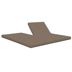 Harris&Darwin 100% Katoenen Taupe Split topper Hoeslaken 160x200cm