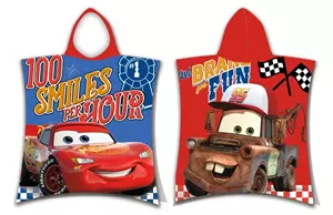 Cars Poncho - 50 x 115 cm - Katoen