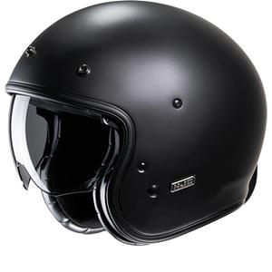 Hjc V31 Flat Black Semi Flat Black Open Face Helmet