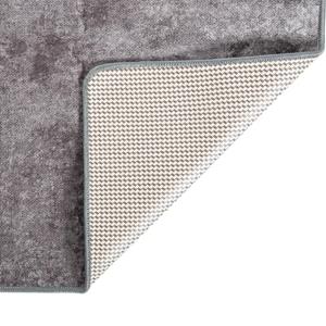 Teppich Waschbar 80x150 cm Grau Rutschfest Vidaxl Grau