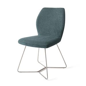 Jesper Home Eetkamerstoel 'Ikata' Beehive Steel - Merry Mermaid