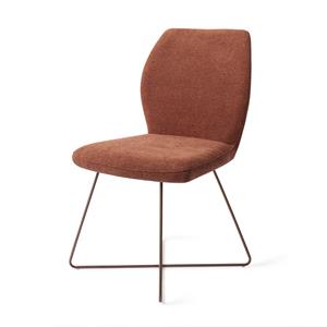 Jesper Home Eetkamerstoel 'Ikata' Cross Rose - Cosy Copper