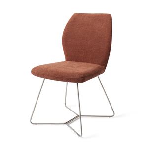 Jesper Home Eetkamerstoel 'Ikata' Beehive Steel - Cosy Copper