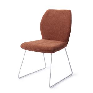 Jesper Home Eetkamerstoel 'Ikata' Slide White - Cosy Copper