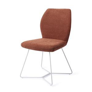 Jesper Home Eetkamerstoel 'Ikata' Beehive White - Cosy Copper