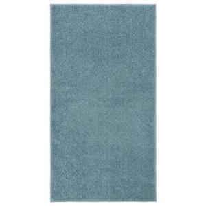Vidaxl Teppich Kurzflor 80x150 Cm Blau