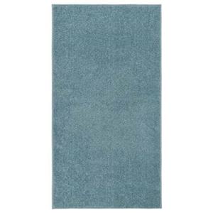 VidaXL Vloerkleed kortpolig 80x150 cm blauw