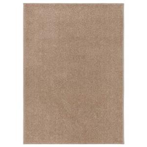 vidaXL Vloerkleed kortpolig 120x170 cm bruin