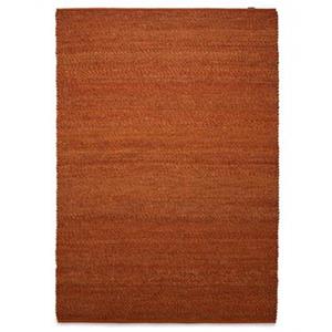 Nordic Weavers Wollen vloerkleed Lett - cognac - 140x200 cm - Oranje