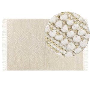 Beliani MAVIKENT Vloerkleed Beige 160x230