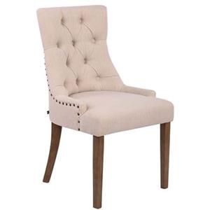 CLP Esszimmerstuhl Aberdeen Stoff Antik-hell Creme