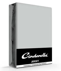 Cinderella Jersey Hoeslaken Light Grey-70 x 200 cm