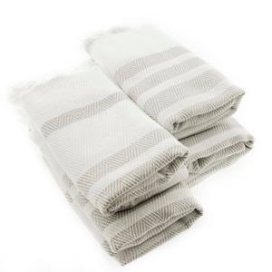 Turquoise Home Saunatuch 4er Pack Pestemal Küchetuch Handtuch 50x90cm Putztuch Badetuch, (4-St)