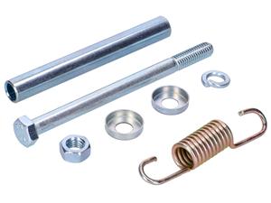 OEM Standard Anbauteile Set Rempedaal  Distanzrohr, ZugVeer, Normteile voor Simson S50, S51, S53, S70, S83