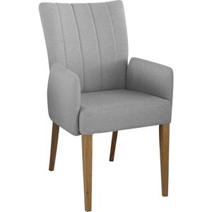 Home affaire Stoel met armleuningen Dia Frame massief eiken geolied