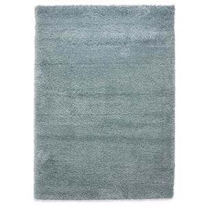 Tapeso Hoogpolig vloerkleed - Cozy Shaggy - lichtblauw - 80x150 cm -