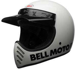 Bell Moto-3 Classic Solid Gloss Wit Integraalhelm