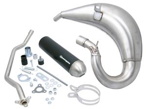 Tecnigas Uitlaat  E-NOX Steel voor Derbi Senda -1999