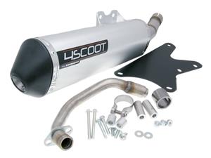 Tecnigas Uitlaat  4SCOOT voor Piaggio Leader Motor 125-200cc