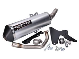 Tecnigas Uitlaat  4SCOOT voor SYM Jet 4 125cc