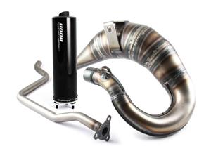 Voca Racing Uitlaat VOCA Cross Rookie 50/70cc Zwarte demper voor Yamaha DT50, MBK X-Limit, MH RYZ