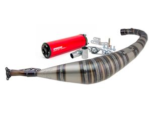 Voca Racing Uitlaat VOCA Rookie 50/70cc Rode demper voor Minarelli AM6