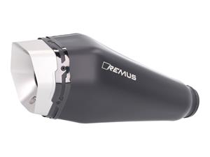 Remus Einddemper  RS zwart voor Vespa GTS, GTS Super 300 HPE Euro4 2019