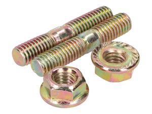 101 Octane Uitlaat tapeinden Set incl. moeren - M6x32mm