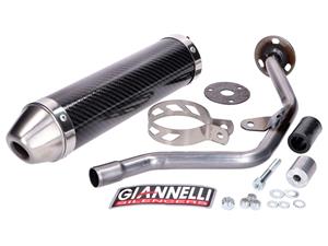 Giannelli Einddemper  Carbon met ABE voor Yamaha DT 50 R 2004, Malaguti XTM, XSM