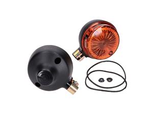 Diverse / Import Knipperlicht Set achter rond voor Simson S50, S51, S70, SR50, SR80, MZ TS 250, ETZ 125, ETZ 150, ETZ 250