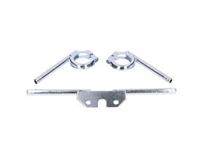 Diverse / Import Blinkerhouder Set voorkant / achter gerändelt verzinkt voor ronde Knipperlicht 10mm voor Simson S50, S51, S70