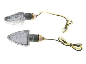 101 Octane Knipperlicht Set M10 LED Carbon-Look Mini, kort