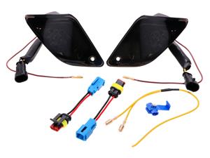 OEM Standard Knipperlicht Set achter LED rauchGrijs getint voor Vespa GT, GTL, GTV, GTS 125-300