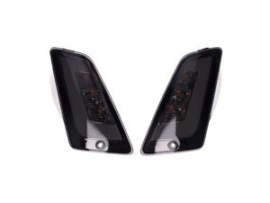 Power1 Knipperlicht Set voorkant  LED rauchGrijs getint voor Vespa GT, GTL, GTV, GTS 125-300