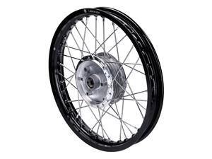 101 Octane Speichenrad 1,60 x 16 Aluminium zwart voor Simson S50, S51, S53, S70, S83, KR51/1, KR51/2 Schwalbe, SR4-1 Spatz, SR4-2 Star, SR4-3 Sperber, SR4-4 H...