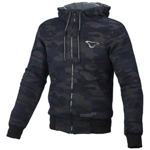 Nuclone, Motorhoodie heren, Zwart Grijs Camo