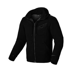 District, Motorhoodie heren, Zwart