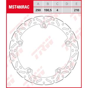 TRW Remschijf, voor de moto, MST480RAC