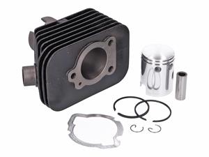 DR Cilinderkit  50cc 38,4mm, 12mm Pistonpen voor Piaggio Boss, Bravo, Ciao, Grillo, Si