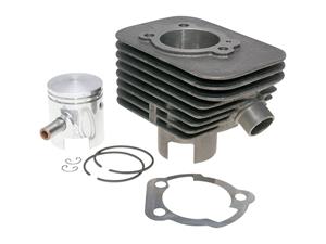 Polini Cilinderkit  Gietijzer Sport 63cc 10mm Pistonpen zonder Kop voor Piaggio Boxer, Bravo, CBA, Ciao, Eco, Grillo, Si