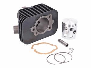 DR Cilinderkit  Evolution 63cc 43mm, 10mm Pistonpen voor Piaggio Boss, Bravo, Ciao, Grillo, Si