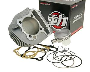 Naraku Cilinderkit  180cc 63mm Gesmede zuiger  voor GY6, Kymco AC