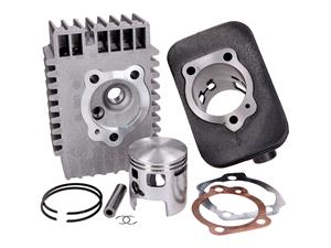 Malossi Cilinderkit  Racing 73cc 10mm Pistonpen voor Piaggio Bravo, Boss, Grillo, SI