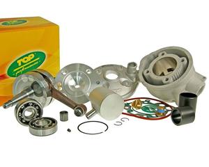 Top Performances Cilinderkit en Krukas  Aluminium Racing 86cc 44mm Hub voor Minarelli AM6